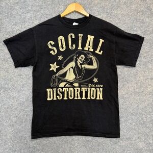 Vintage Social Distortion Shirt Adult‎ Medium (fits Small) Graphic Y2k Punk Rock